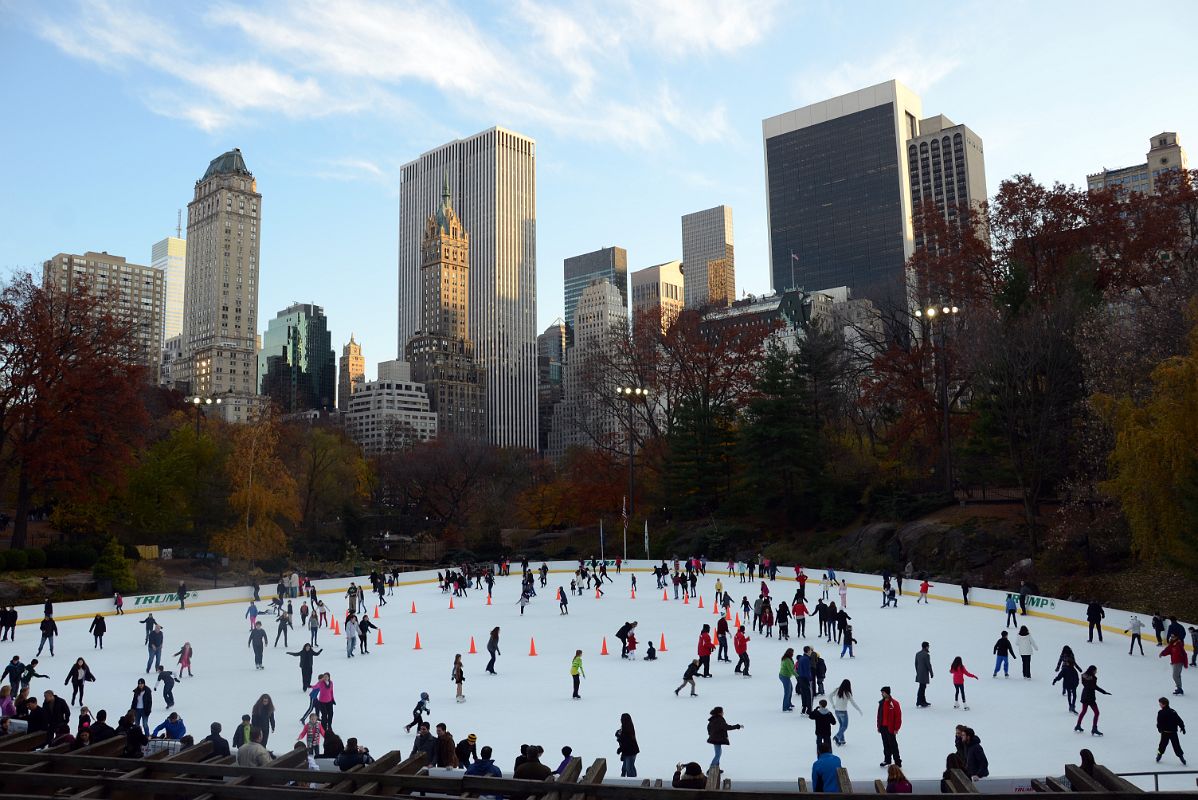 09D Wollman Rink And Buildings On Southwest Of Central Park 62 St In November